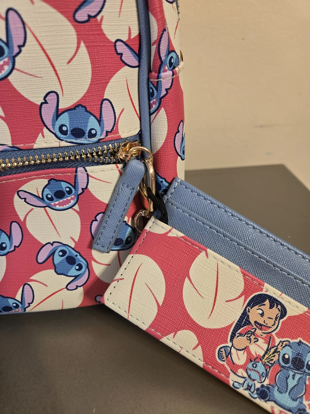 Disney Lilo and Stitch Mini Backpack and Card Holder Set